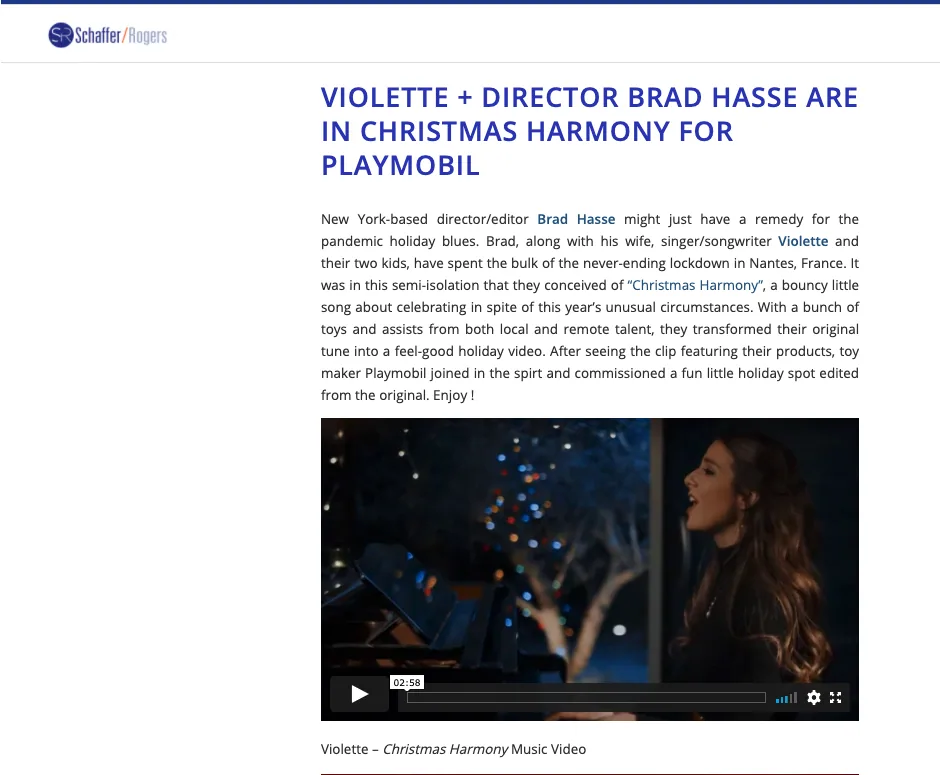 Press: Christmas Harmony by Shaffer / Rodgers