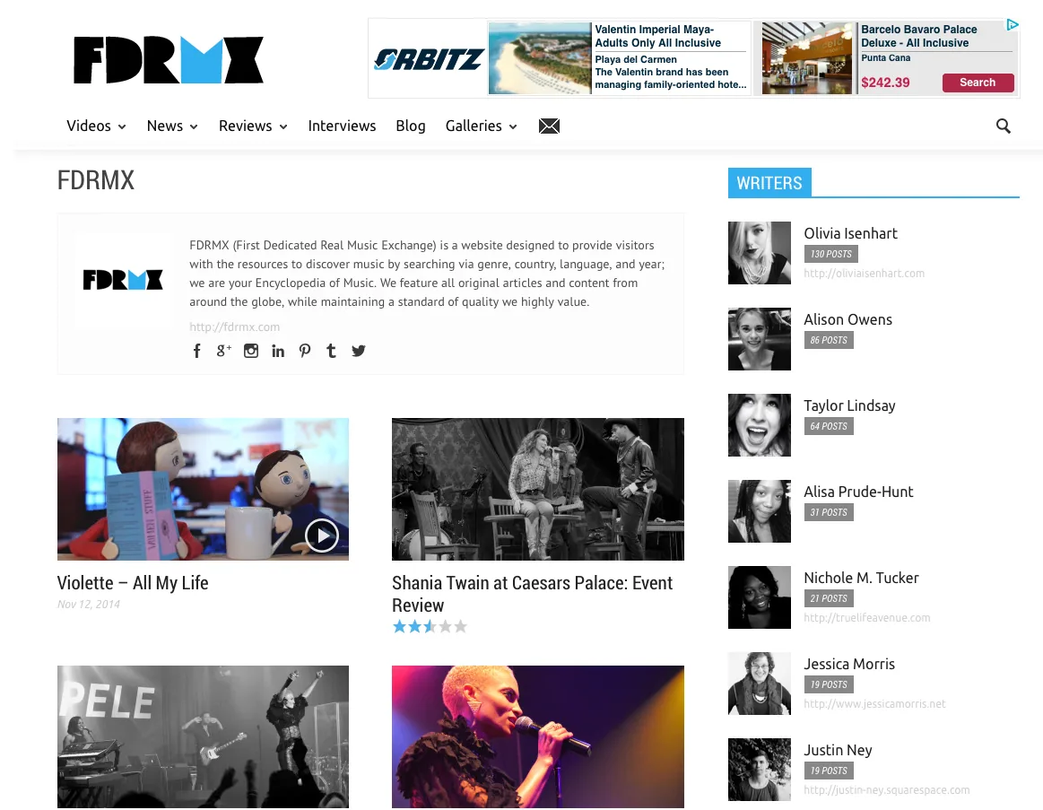 Press: FDRMX Home Page