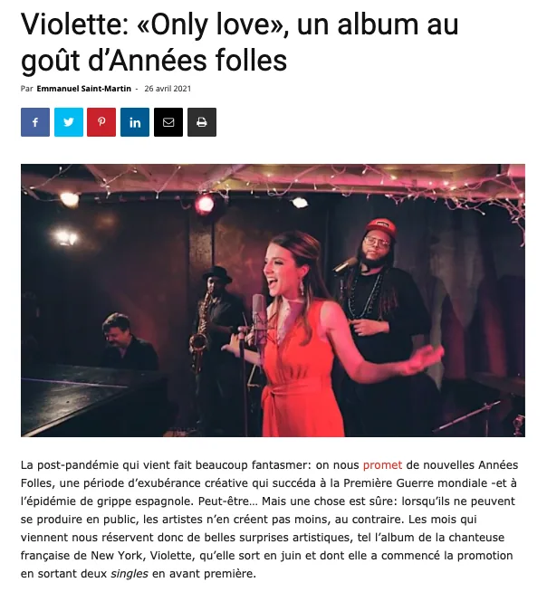 Press: 'Only Love' French Morning Review