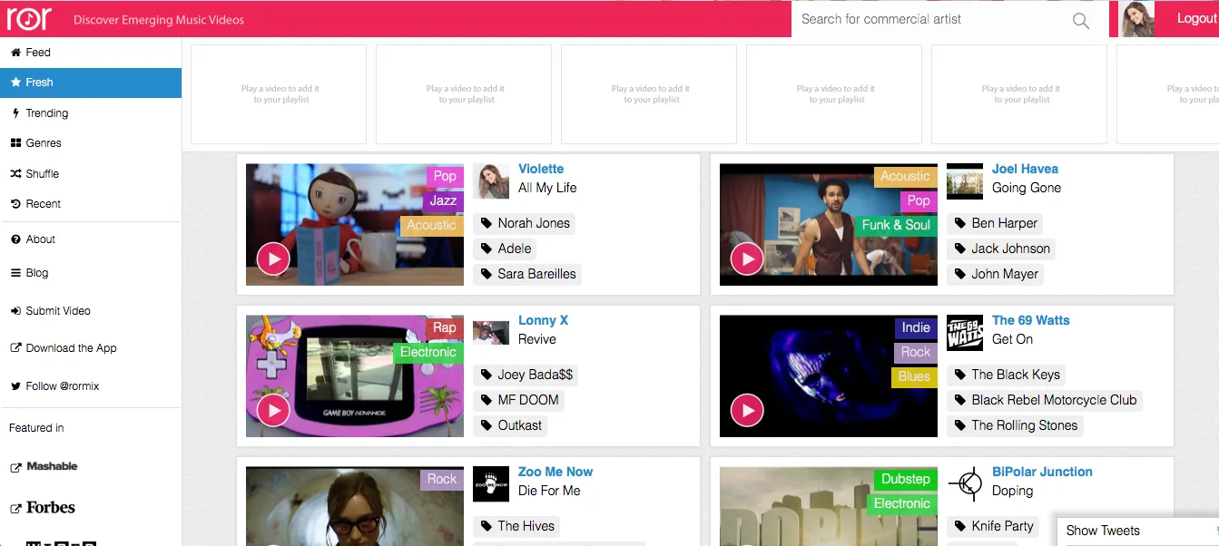 Press: RORMIX Homepage